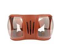 misppro Horse Riding Goggles, Horse Eye Cover Windproof Multipurpose Equestrian Goggles, Horse Eye Protection for Endurance Riding Game- brown and clear