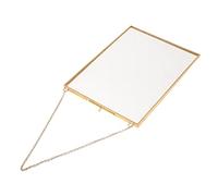 misppro Industrial Style Double Sided Glass Hanging Photo Frame Wall Frame Flower Plant Specimen Portrait Display Frame Holder - A 16x22cm