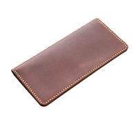 Misppro Vintage Leather Wallet Making Kit for Beginners - DIY Handmade Purse Sewing Leathercraft Accessories - Brown