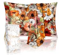 Miss Adola 2 Pack Mulberry Silk Pillow Case for Hair and Skin 19 Momme Standard 26"x20" Mushroom Bushes Silk Pillowcase Soft Smooth Satin Pillowcase Sleeping for Women