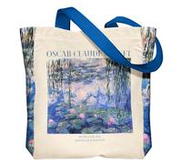 Miss Adola Tote Bag - Water Lily Cotton Canvas, Large, Women's, Multi-occasion