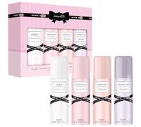 Miss Body Fragrance Gift Set 4pk - Bring Some Allure to Your Aura - This Captivating Collection Features 4 Enchanting Scents - Get Ready to Make a Lasting Impression