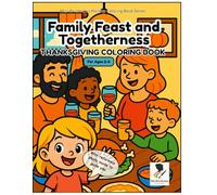 Miss Brushcious Holiday Coloring Book Series, Family Feast and Togetherness Thanksgiving Coloring Book:: Over 20 kid-friendly pictures,| 8.5x11 inches ... Print |Great for markers and other medium