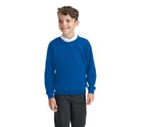 Miss Chief Girls Boys Unisex School Jumper Sweatshirt Uniform Age 3 4 5 6 7 8 9 10 11 12 13 (11-12yrs, Royal Blue)