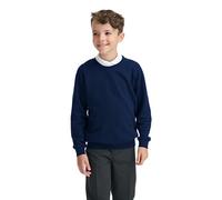 Miss Chief Girls Boys Unisex School Jumper Sweatshirt Uniform Age 3 4 5 6 7 8 9 10 11 12 13 (11-12yrs, Navy)