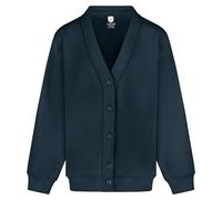 Miss Chief Girls School Cardigan Fleece Sweatshirt Uniform Schoolwear Age 2 3 4 5 6 7 8 9 10 11 12 13 14 + Adult Sizes