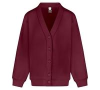 Miss Chief Girls School Cardigan (Uniform) Age 3 4 5 6 7 8 9 10 11 12 13 Burgundy