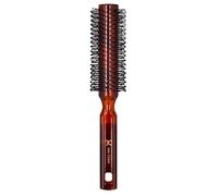 Miss Claire Plastic Round Hair Brush With Soft And Bristle For Smoothening, Straightening, Styling And Curling For Men And Women (Walnut) (R67004TT)