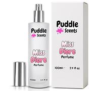 Miss Diore Perfume Spray - 100ml Parfum in Frosted White Glass Bottle - Perfume Scent - Branded Gift Box - Vegan Friendly - Puddle of Wax - Made in the UK