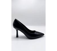 Miss Diva Aradia Mid Court Shoe Heels In Black Black 6