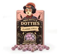 Miss Dotty's Classic Cola Sweets 140g - Fizzy Centre Boiled Sweets | Retro Cola Sweets Candy | Posh Sweets for Adults | Gourmet Indulgent Gift by The Full English Company