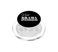 Miss Drama - Cute Confident Strong Diva Female Boss Energy PopSockets PopGrip for MagSafe