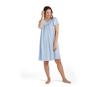 Miss Elaine Womens Gown Nightgown - Blue -