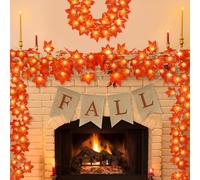 MISS FANTASY fall leaves decoration single leaf 3m