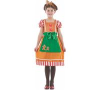 Miss Gingerbread Girl Costume Kids Ginger Bread Christmas Fancy Dress Xmas Party
