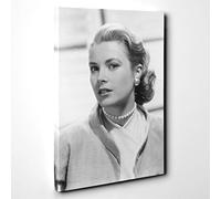 Miss Grace Kelly Canvas Print | Gallery Wrapped 30mm Frame Wall Art | 30x20 inches | Ready to Hang | Modern Picture | Living Room Bedroom Lounge Office