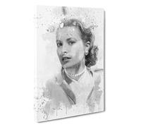 Miss Grace Kelly V3 Canvas Print | Gallery Wrapped 30mm Frame Wall Art | 30x20 inches | Ready to Hang | Modern Picture | Living Room Bedroom Lounge Office