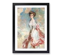 Miss Grace Woodhouse by John Singer Sargent Framed Print | A2 Black Framed Wall Art | Ready to Hang | Modern Nature Picture | Living Room Bedroom Lounge Office