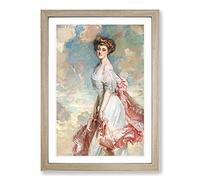 Miss Grace Woodhouse by John Singer Sargent Framed Print | A2 Oak Framed Wall Art | Ready to Hang | Modern Nature Picture | Living Room Bedroom Lounge Office