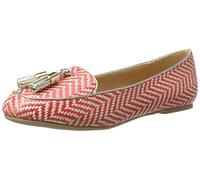 Miss KG Women's Neptune Closed Toe Ballet Flats, RED, 5 UK