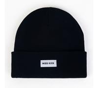 Miss Kick Women's Beanie in Black Miss Kick Black One Size