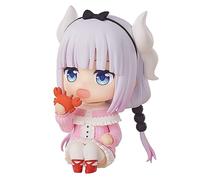 Miss Kobayashi's Dragon Maid Figure-10cm Kanna Kamui Figure Statue Q Version Changeable Face Anime Figurine Cute Girl Model Desktop Ornaments Gifts
