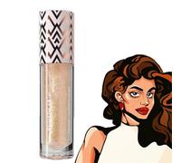 Miss Lady Diamond Black Lip Gloss,Shimmer Liquid Color Changing Lipstick, Magic Color Changing Lip Oil Moisturizing Long Lasting