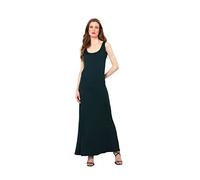 Miss Lavish London Women's Casual Sleeveless Summer Ankle Length Beach Maxi Long Dress Green-XXL