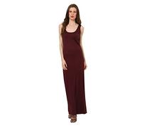 Miss Lavish London Women's Casual Sleeveless Summer Ankle Length Beach Maxi Long Dress Red-XXXL