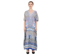 Miss Lavish London Women's Kaftan Dress UK - Plus Size Kaftan Dresses, Long Full-Length Beach Cover Up - Bohemian Holiday Wear, Modest Caftan Style, Summer Kaftans for Beach & Resort-Pink10-16(147)