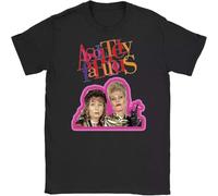 MISS LILLY Absolutely Fabulous Patsy and Edina T-Shirt Ab Fab Black M