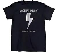 MISS LILLY Ace Frehley 10000 Volts Cotton Unisex T Shirt Black L