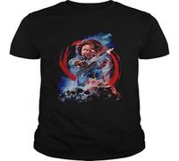 MISS LILLY Chucky Child’ Play 3 Gruesome Finale Horror Killer Halloween Tshirt Men Black XXL