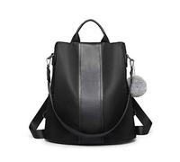 Miss Lulu Small Backpack Womens Anti Theft Nlyon Rucksack Bag for Women Ladies Grils Travel Black