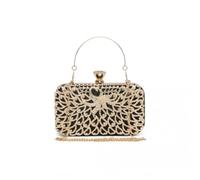 MISS LULU Clutch Bags for Women Hard Shell Clutches Beading Dinner Bags Ladies Pures Evening Handbags with Detachable Chain