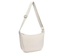 Miss Lulu Crescent Bag for Women, Waterproof Nylon Shoulder Bag, Casual Chest Bag,Small Crossbody Handbag with Adjustable Strap for Leisure Sports(Beige)