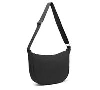Miss Lulu Crescent Bag for Women, Waterproof Nylon Shoulder Bag, Casual Chest Bag,Small Crossbody Handbag with Adjustable Strap for Leisure Sports(Black)