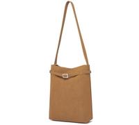 Miss Lulu Handbag Women's Large Shopper Bag Tote Bag Handbag Soft PU Leather Medium Shoulder Bag, 2-4 Brown, Einheitsgröße