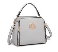 Miss Lulu Handbags for Women PU Leather Cross Body Shoulder Bag | Waterproof Faux Leather, Multi Pockets, Top Handle, Detachable Strap, Ideal For Work Shopping Dating Daily Commuting