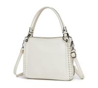 Miss Lulu Handbags for Women PU Leather Tote Bag, Medium Shoulder Handbag with Zip, Woven Top Handle Ladies Work Bag, Lightweight Waterproof Shopper with Adjustable Detachable Strap