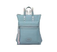 Miss Lulu Ladies Backpack Fashion Travel Rucksack Lightweight PU Shoulder Bag Women Waterproof Casual Daypack with Boho-chic Straps (Blue)