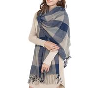 Miss Lulu Ladies Scarf Christmas Gifts for Women Mum Her Secret Santa Stocking Fillers Tartan Winter Wrap Shawl Cashmere Scarf for Women UK