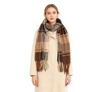 Miss Lulu Ladies Scarves Winter Warm Tartan Shawls Cashmere Feel Wraps for Women
