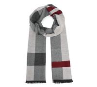 Miss Lulu Men Scarf Winter Warm Soft Scarves Fashion Business Plaid Scarf (Grey)