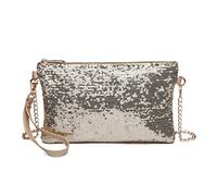 Miss Lulu Mini Crossbody Bag For Women Clutch Chain Shoulder Bag Evening Party Shining Sequins