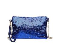 Miss Lulu Mini Crossbody Bag for Women Clutch Chain Shoulder Bag Evening Party Shining Sequins