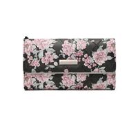 Miss Lulu Purses for Women Floral Print Large Capacity Ladies Wallet | Elegant Floral Print PU Leather Zipper Long Purses with 12 Card Slots & Coin Phone Pocket
