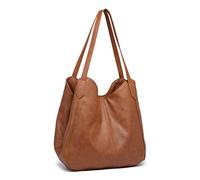 Miss Lulu Shoulder Bag for Women Fashion Handbag, Three Compartment, Can Hold 9.7' Tablet