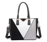 Miss Lulu Women's LG6632 GY Shoulder Bag, Grey, Einheitsgröße