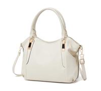 Miss Lulu Tote Bag for Women Shopper Soft PU Leather Medium Crossbody Handbag with Handles